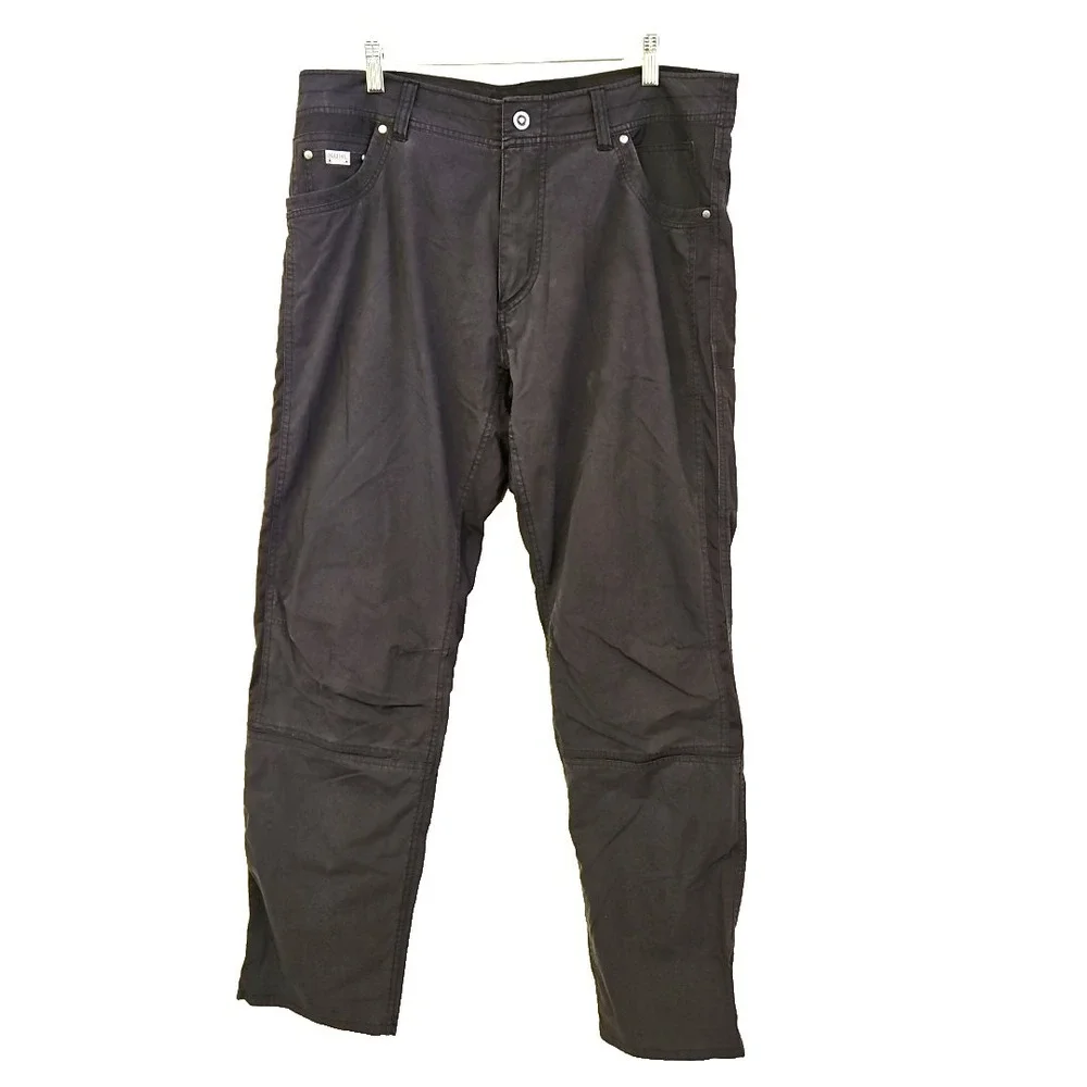 Kuhl Men's Dark Grey Cargo Pants Size 38 x 34 Outdoors Gorpcore Utility Camping